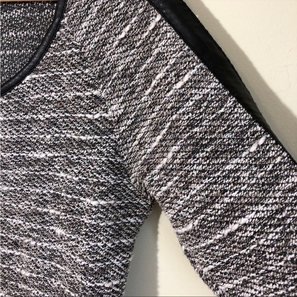 𝅺SCOTCH & Soda Leather Metallic Knit Crewneck Sweater Size 1 = US 4 (Small) - Picture 4 of 10